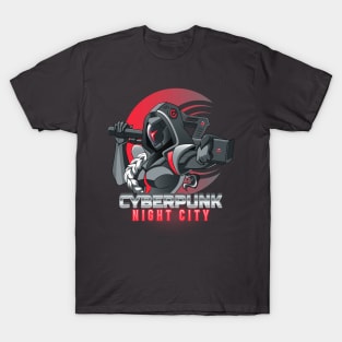 Cyber Punk Night City Assassin T-Shirt